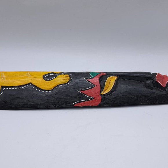 Black Indonesian Wall Mask - Picture 3 of 11